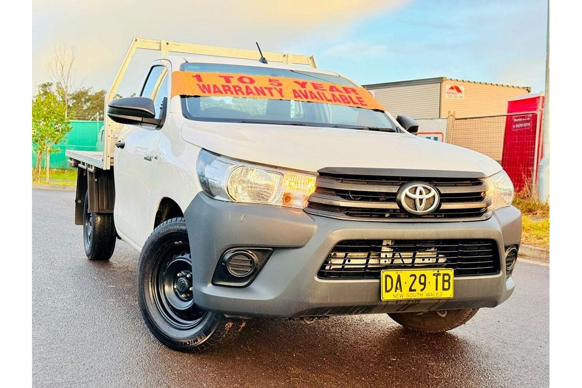 2017 Toyota Hilux Workmate GUN122R Rear Wheel Drive