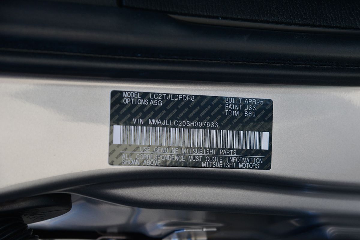 2025 Mitsubishi Triton GLX MV 4X4