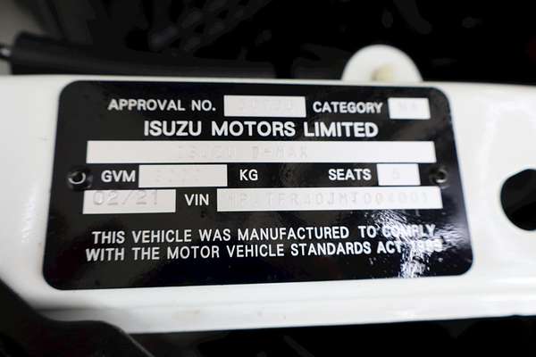 2021 Isuzu D-MAX LS-U High Ride Rear Wheel Drive