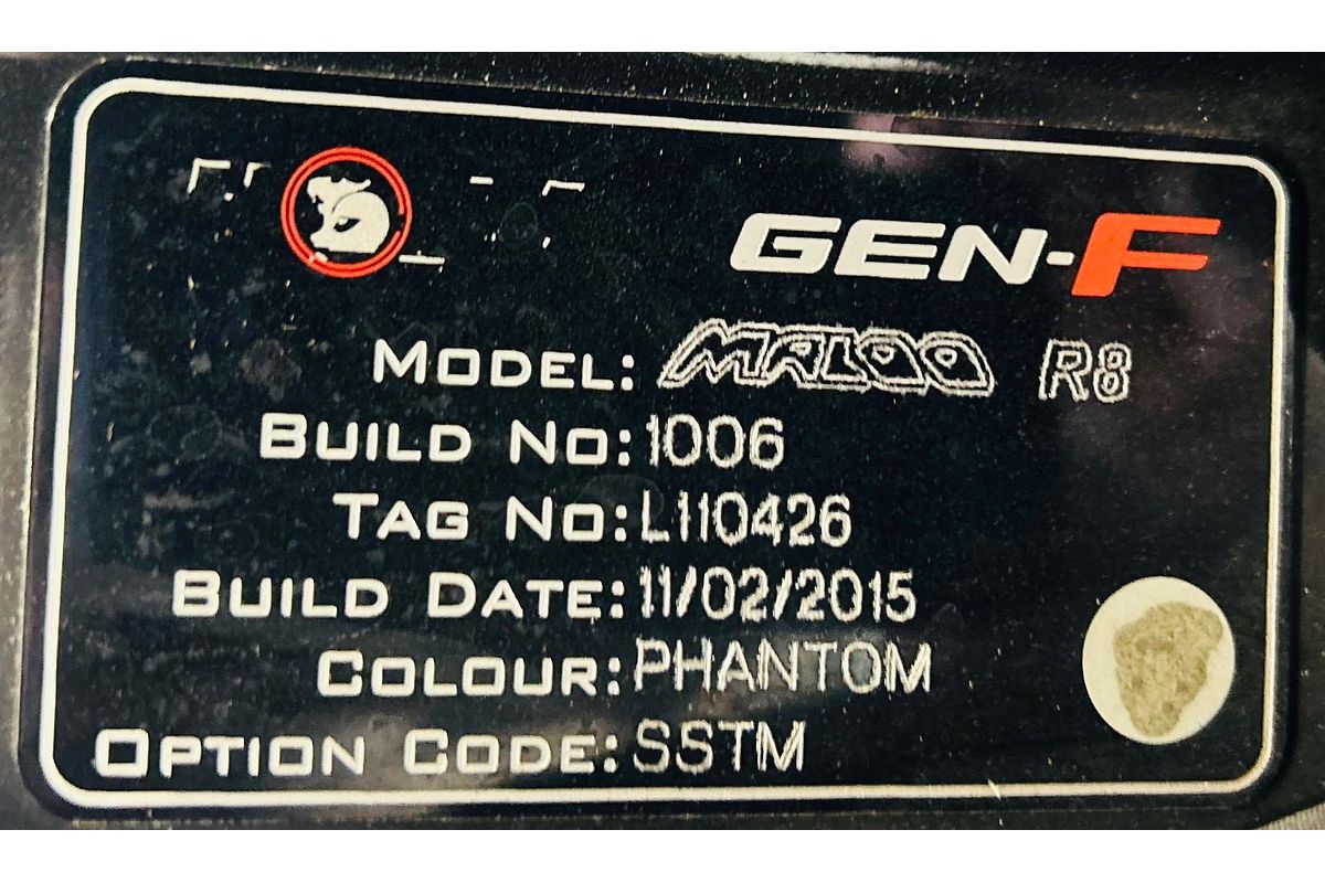 2015 Holden Maloo R8 GEN-F Rear Wheel Drive