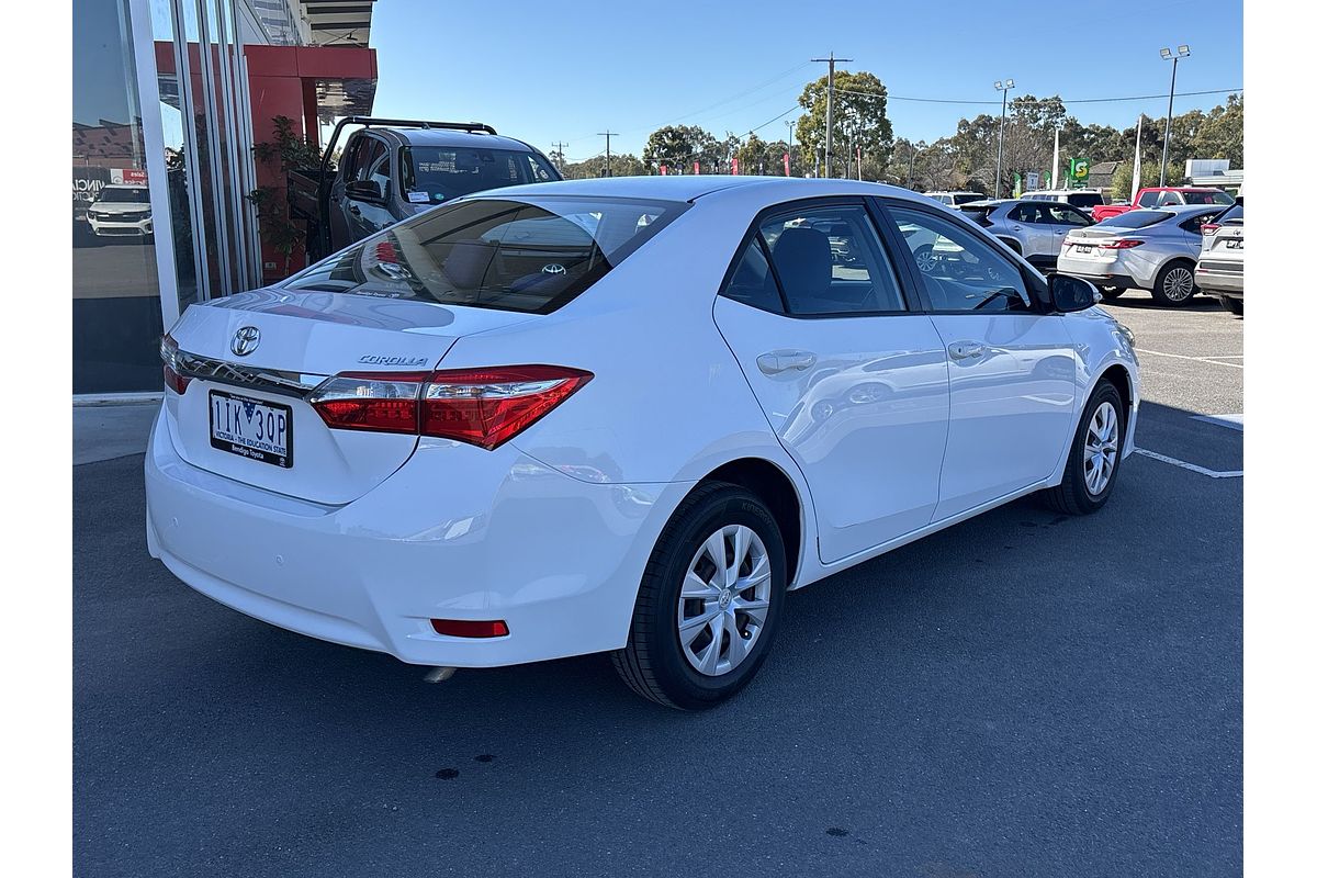 2016 Toyota Corolla Ascent ZRE172R