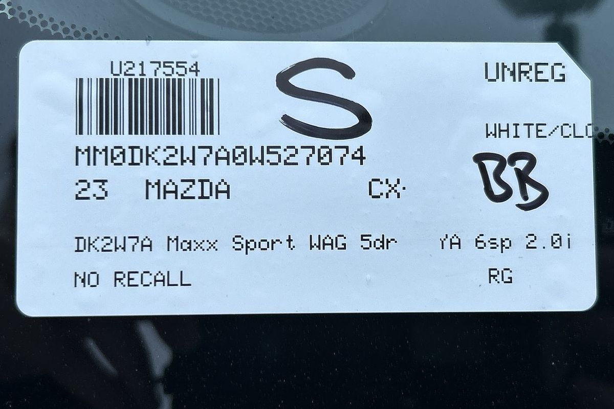 2023 Mazda CX-3 Maxx Sport DK