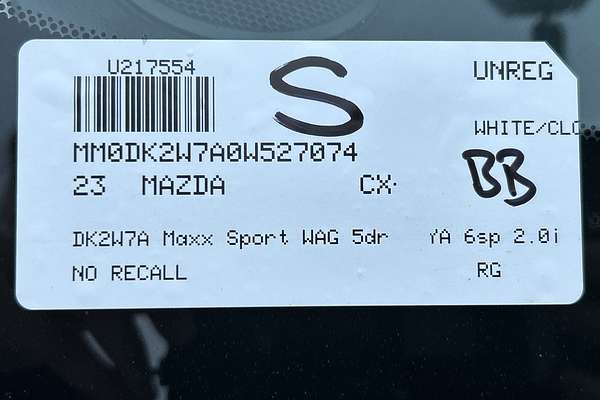 2023 Mazda CX-3 Maxx Sport DK
