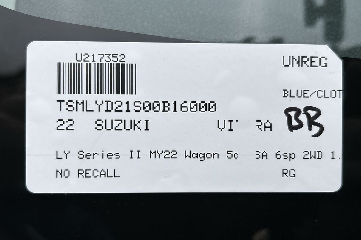 2022 Suzuki Vitara LY Series II