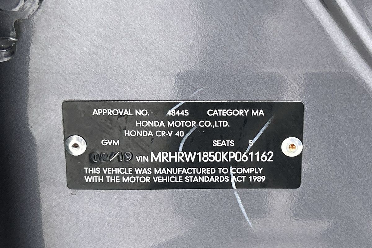 2019 Honda CR-V VTi-S RW