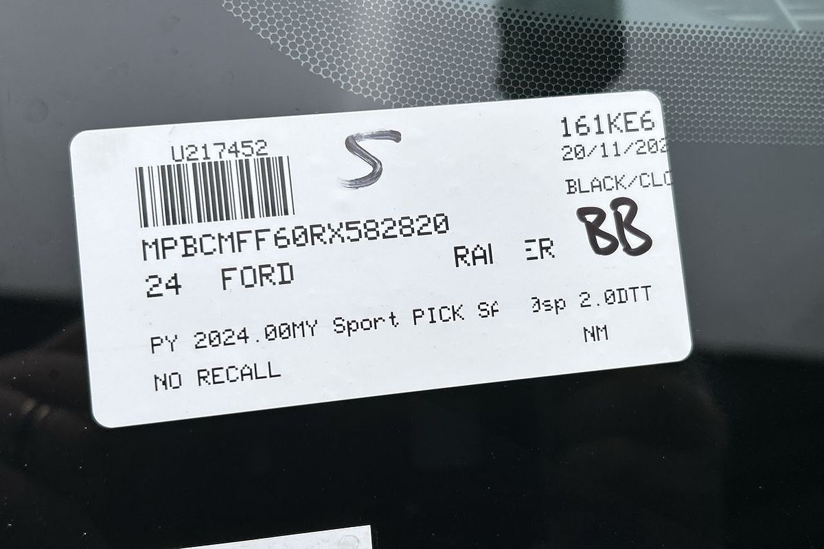 2024 Ford Ranger Sport 4X4 2.0L