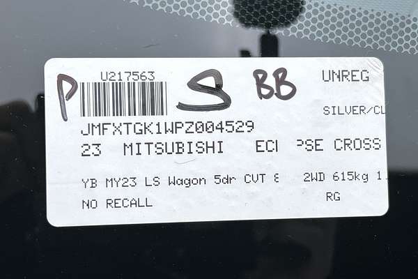 2023 Mitsubishi Eclipse Cross LS YB