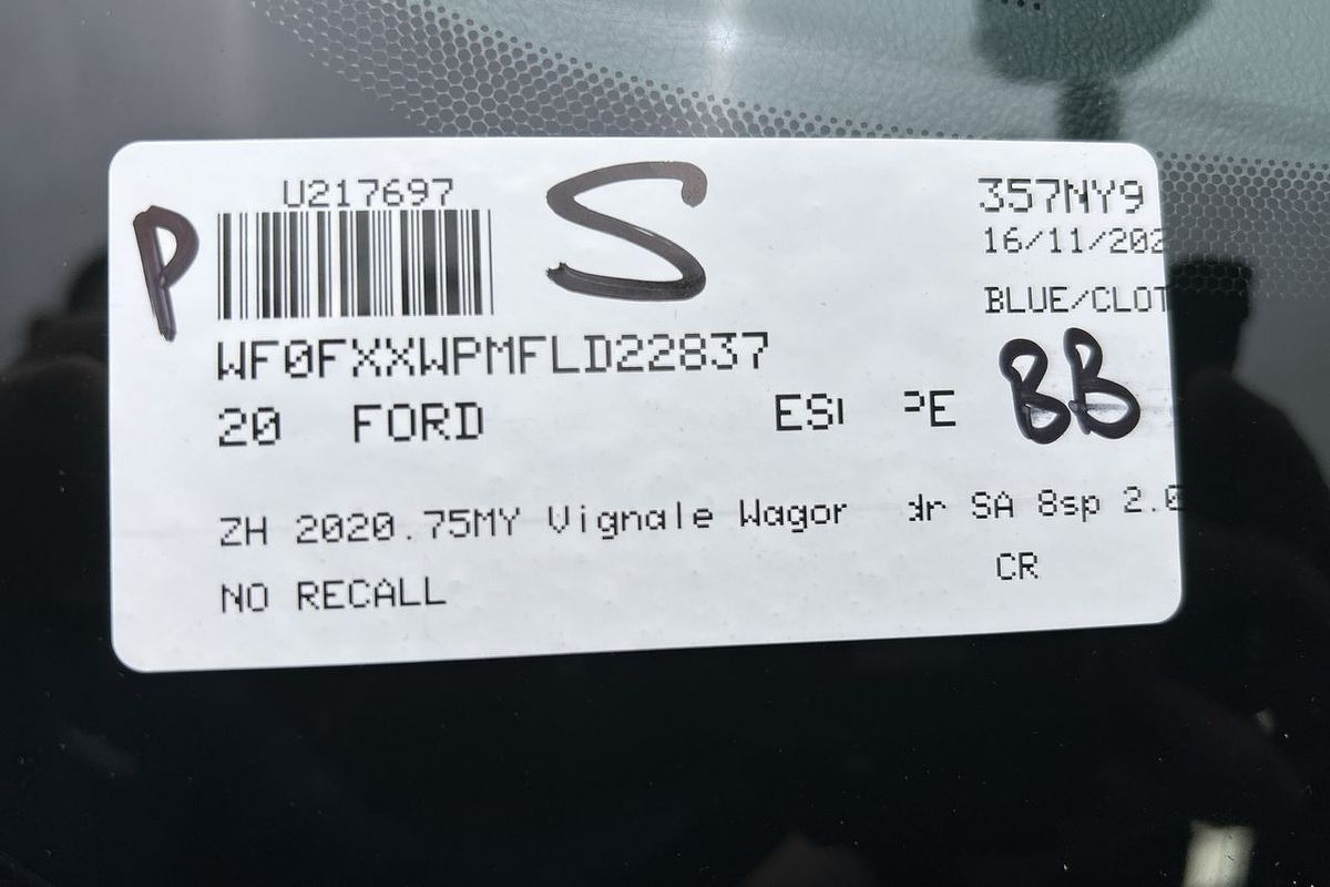 2020 Ford Escape Vignale ZH