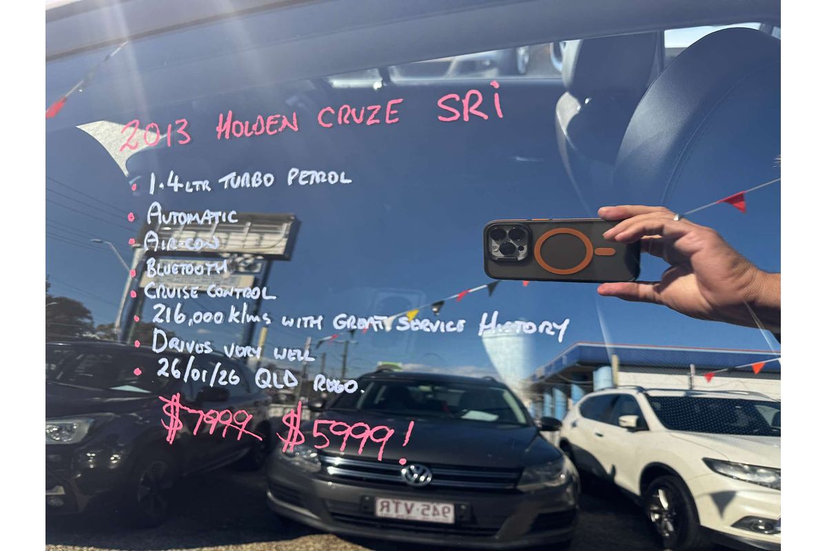 2013 Holden Cruze SRi JH Series II