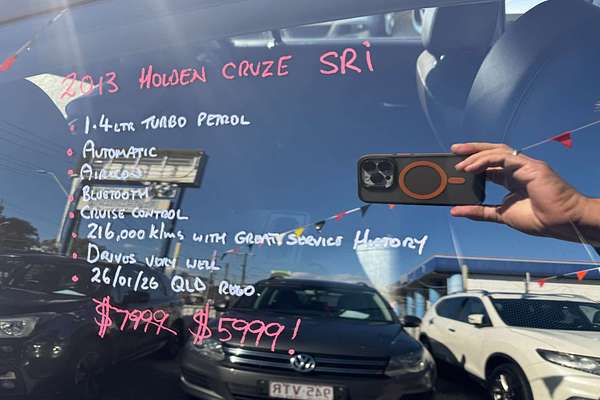 2013 Holden Cruze SRi JH Series II