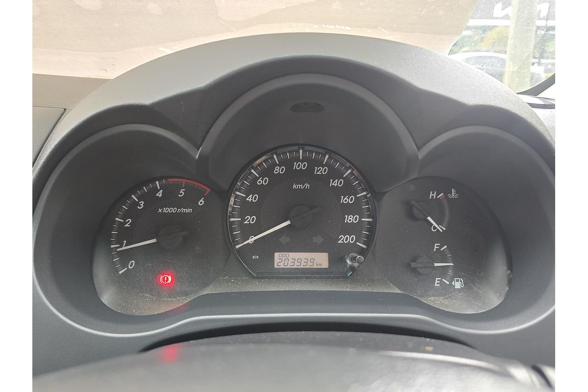 2013 Toyota Hilux SR KUN16R Rear Wheel Drive