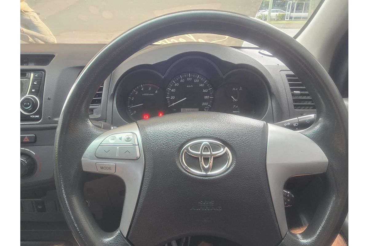 2013 Toyota Hilux SR KUN16R Rear Wheel Drive