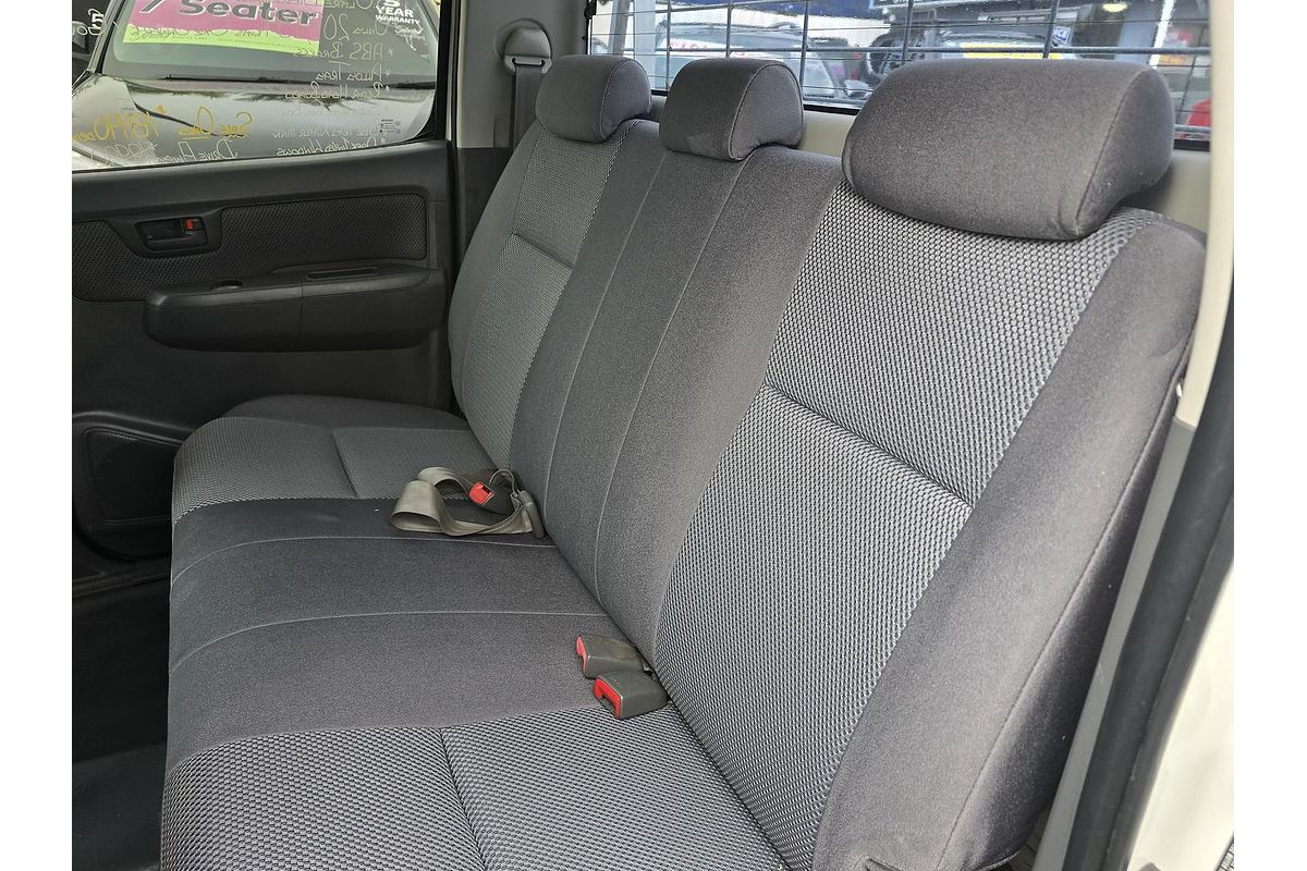 2013 Toyota Hilux SR KUN16R Rear Wheel Drive