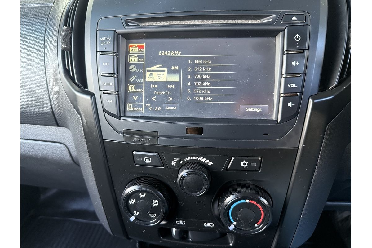 2018 Isuzu D-MAX SX High Ride Rear Wheel Drive