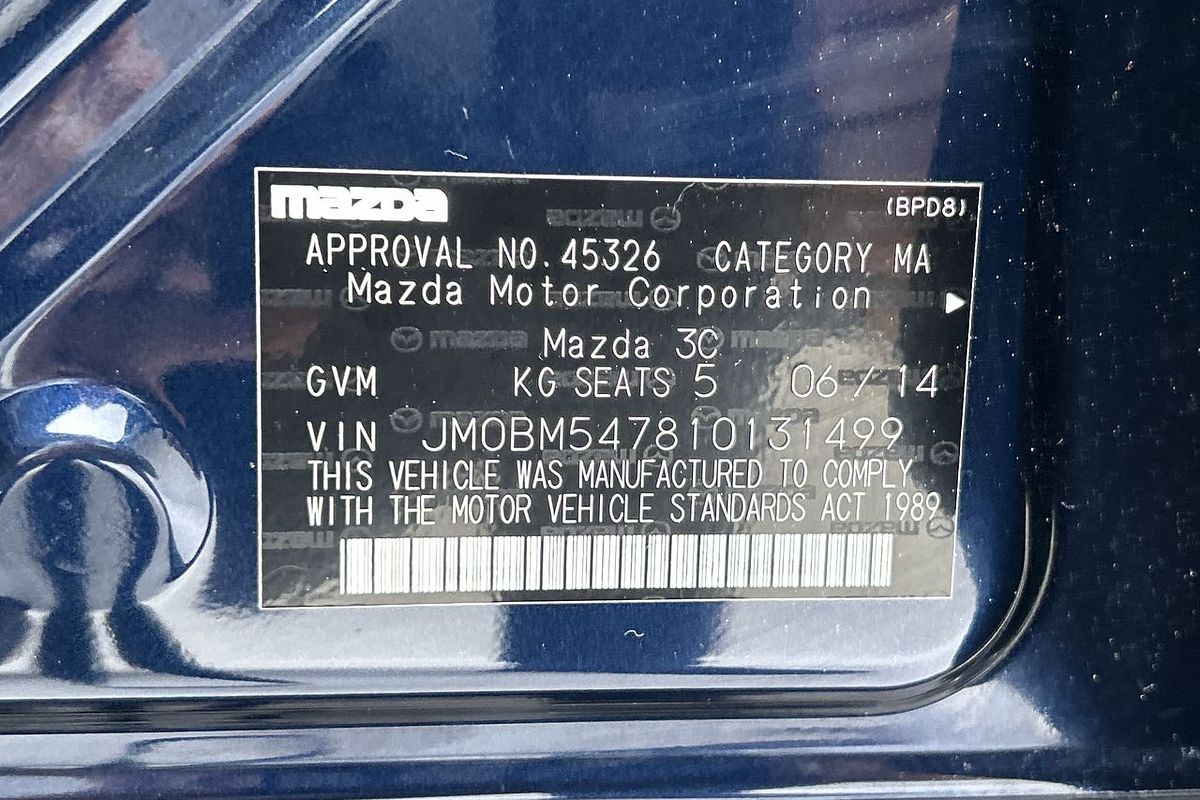 2014 Mazda 3 Touring BM Series