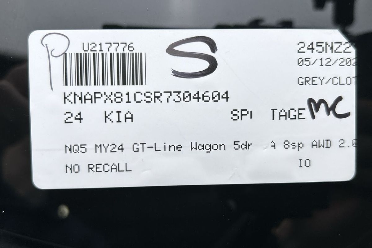2024 Kia Sportage GT-Line NQ5