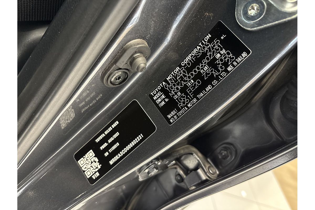 2023 Toyota Hilux SR GUN126R 4X4