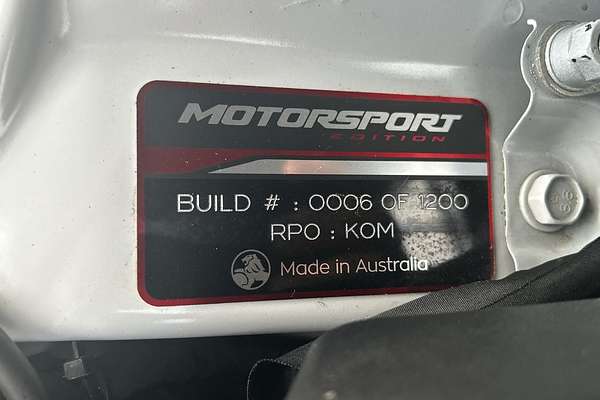 2017 Holden Commodore Motorsport Edition VF Series II