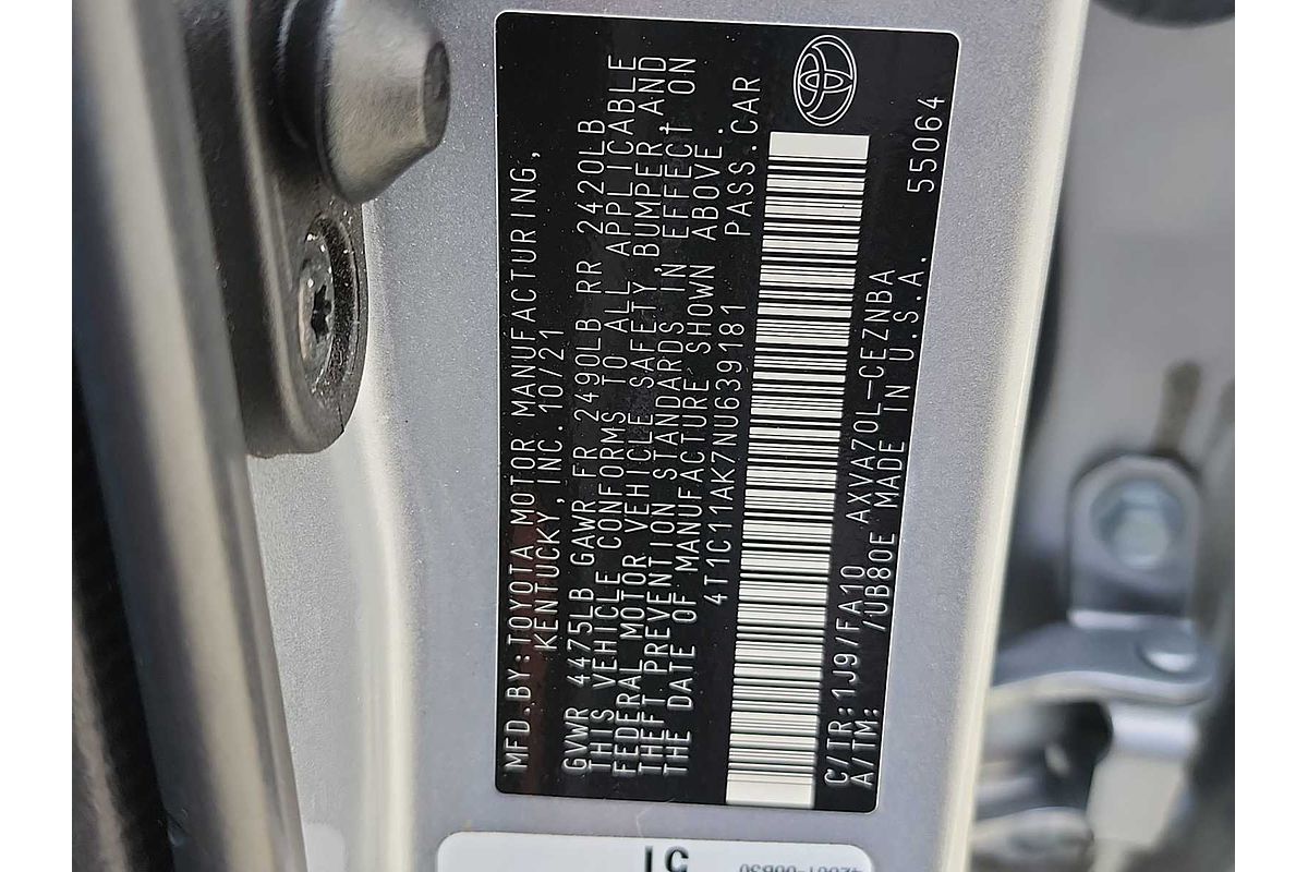 2022 Toyota Camry LE
