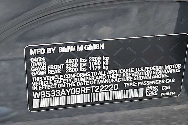 2024 BMW M3 Competition