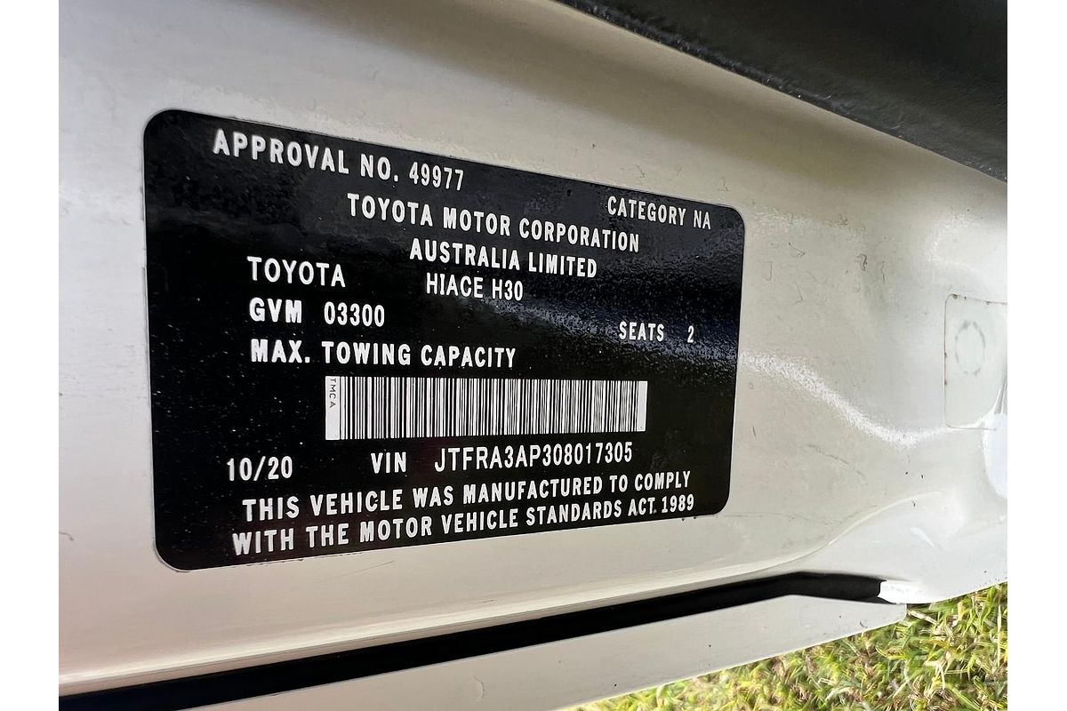 2020 Toyota Hiace GDH300R LWB