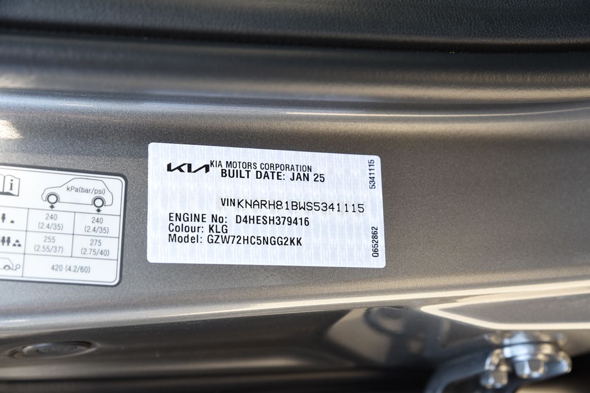 2025 Kia Sorento GT-Line MQ4 PE