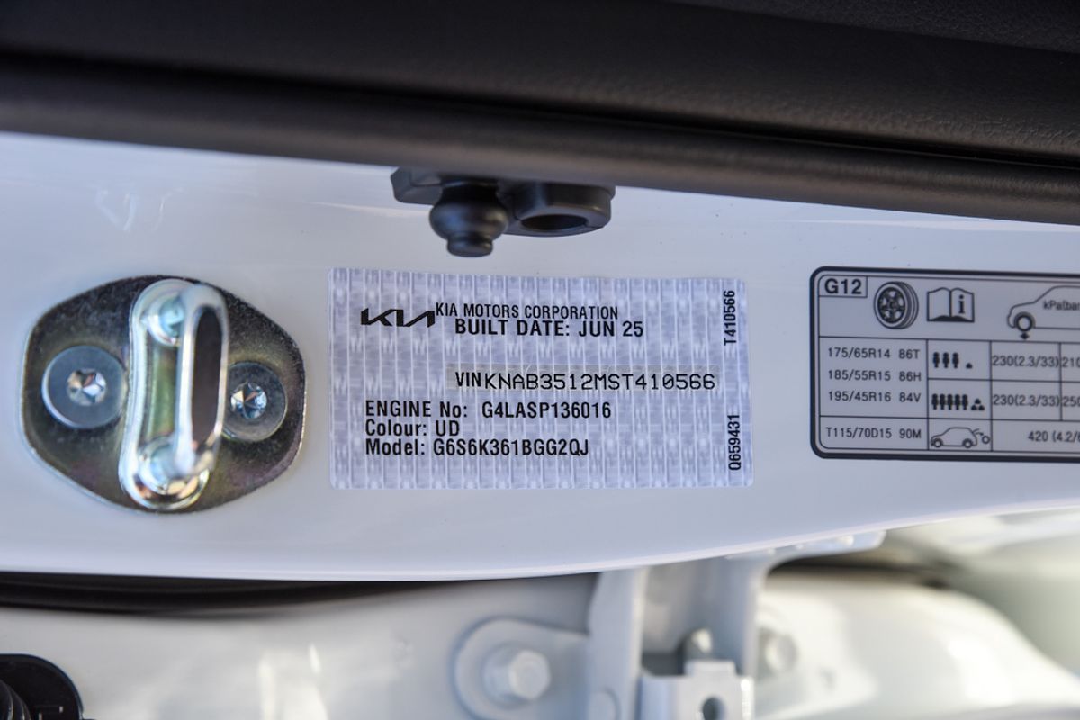 2025 Kia Picanto GT-Line JA PE2