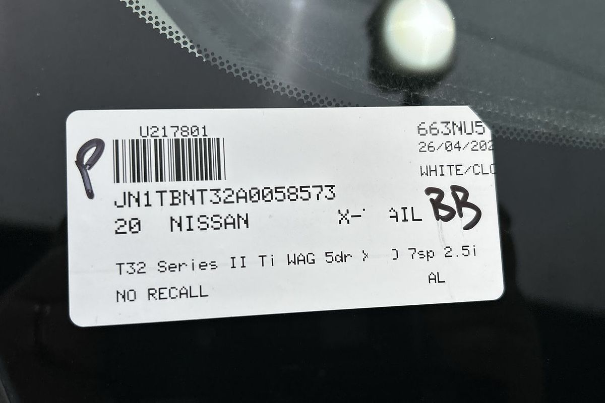 2020 Nissan X-TRAIL Ti T32 Series II