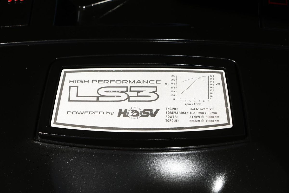 2011 Holden Special Vehicles Maloo R8 E Series 3 Rear Wheel Drive