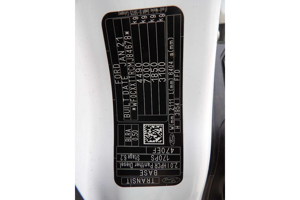 2021 Ford Transit 470E VO Rear Wheel Drive