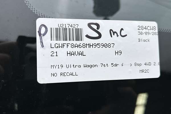 2021 Haval H9 Ultra