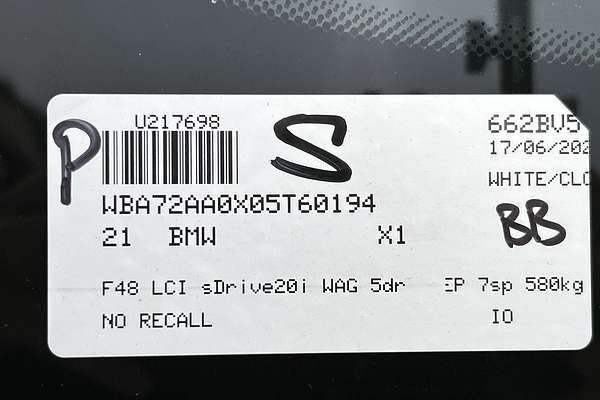 2021 BMW X1 sDrive20i F48 LCI