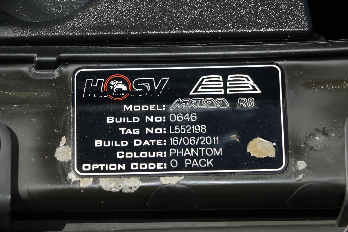 2011 Holden Special Vehicles Maloo R8 E Series 3 Rear Wheel Drive