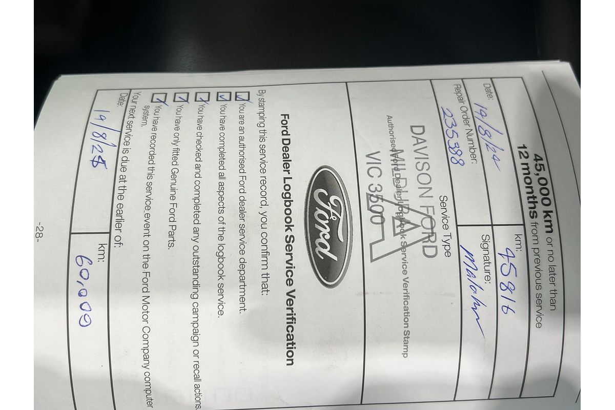 2022 Ford Everest Sport UA II 2.0L