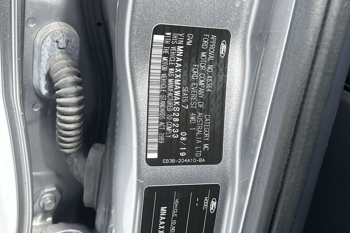 2019 Ford Everest Trend UA II 3.2L