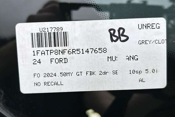 2024 Ford Mustang GT FO