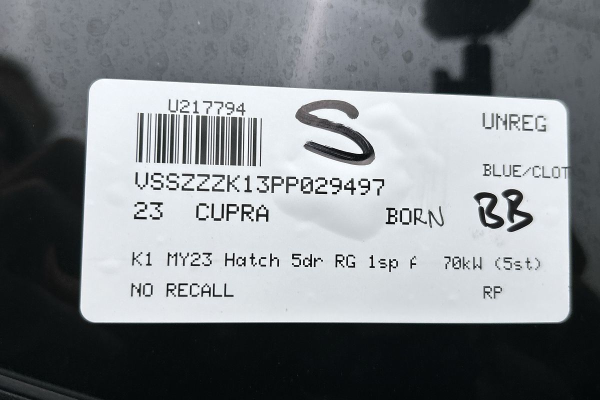 2023 CUPRA Born K1