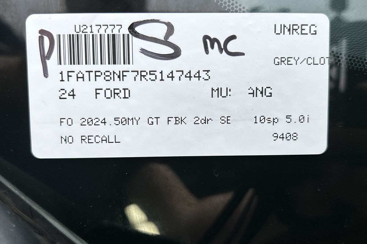 2024 Ford Mustang GT FO