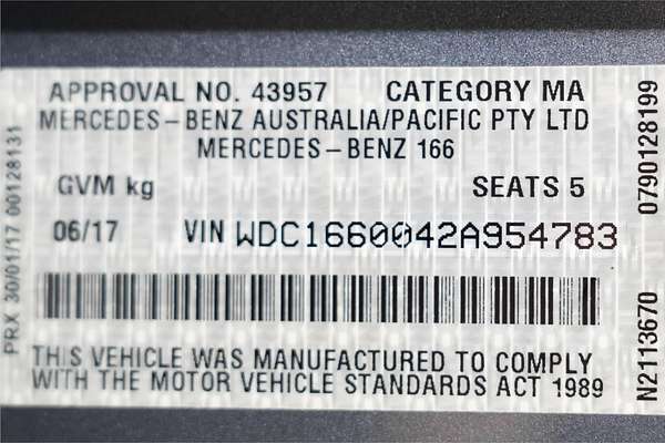 2017 Mercedes-Benz GLE-Class GLE250 d W166
