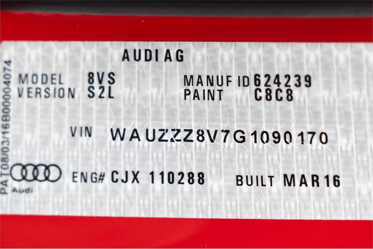 2016 Audi S3 8V