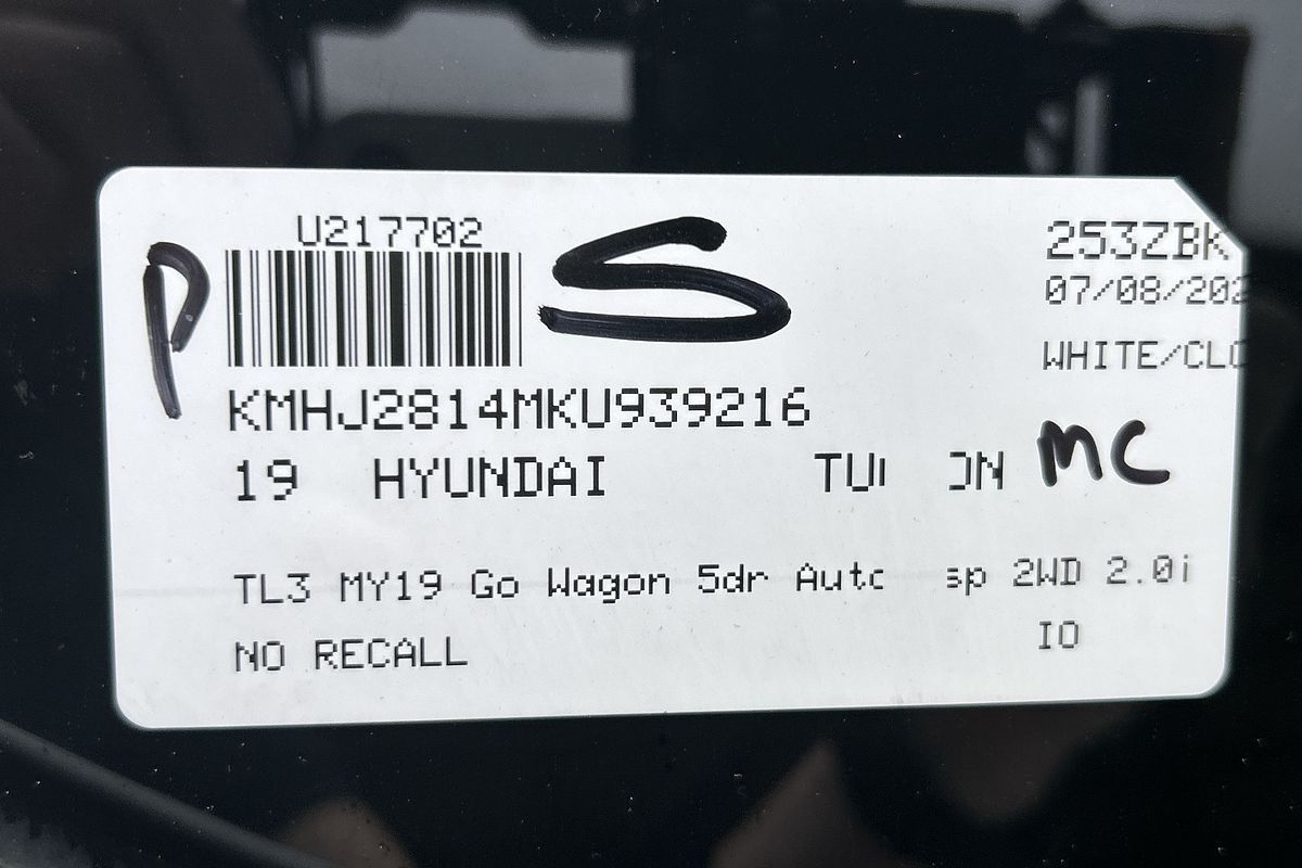2019 Hyundai Tucson Go TL3