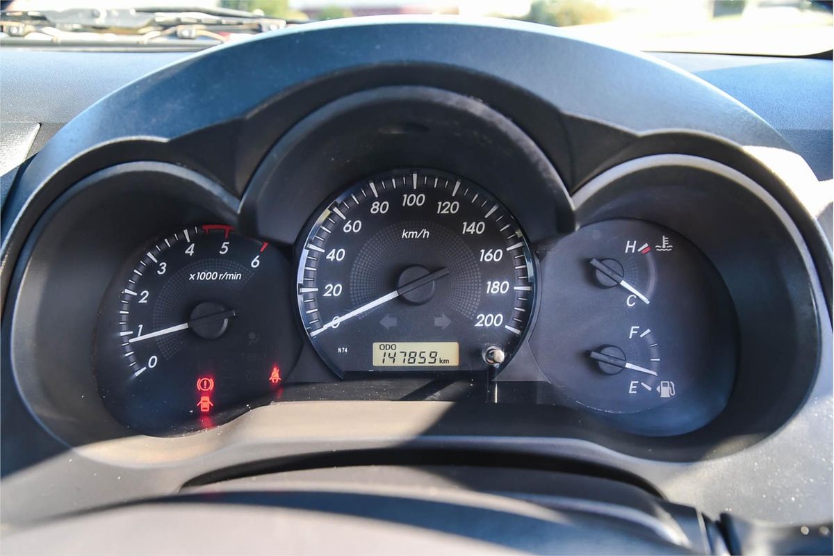 2012 Toyota Hilux SR KUN16R Rear Wheel Drive