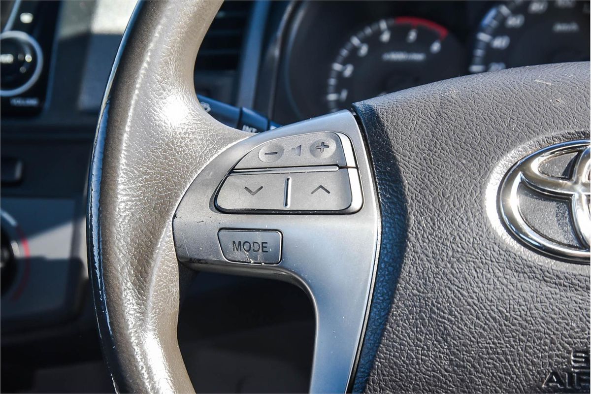 2012 Toyota Hilux SR KUN16R Rear Wheel Drive