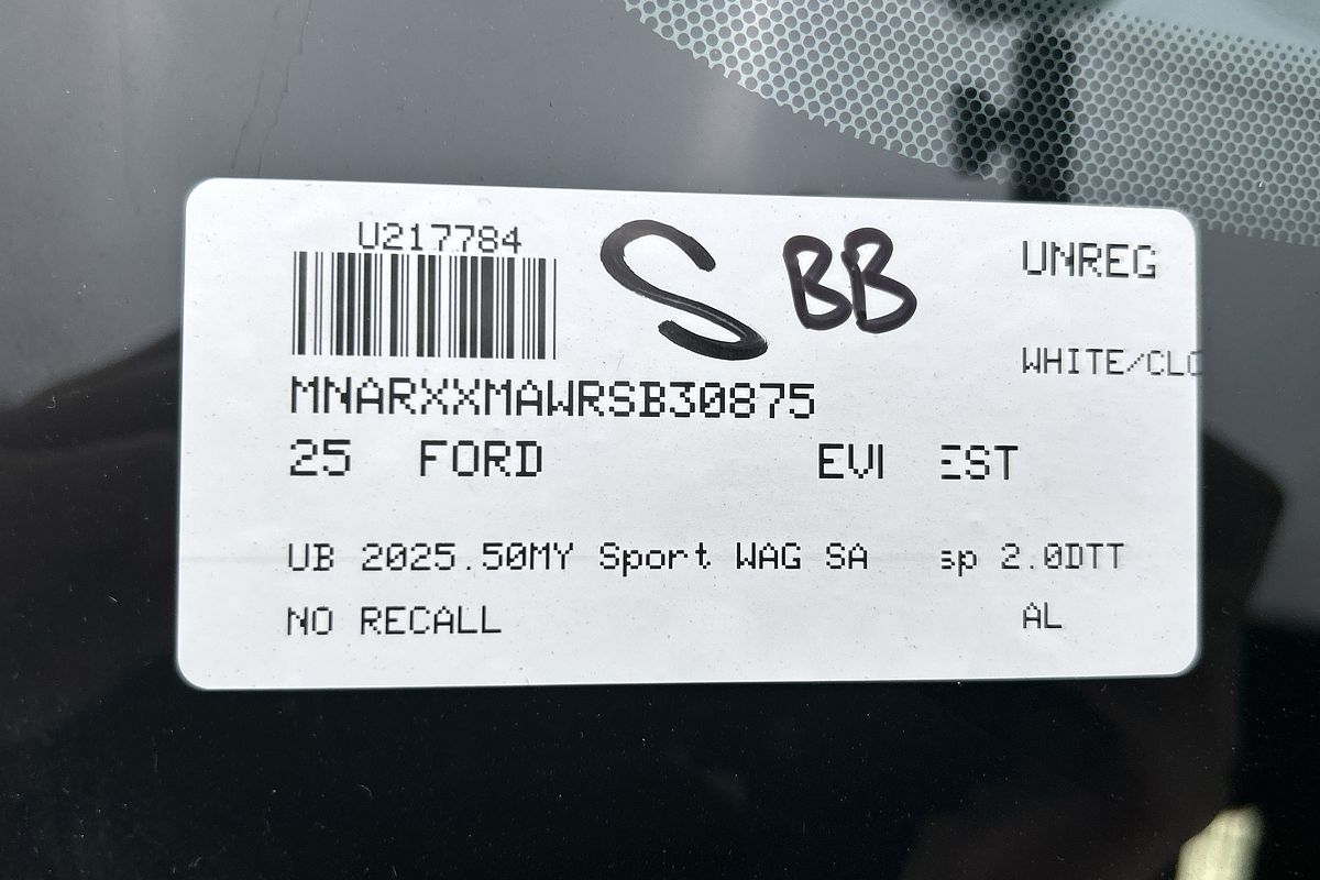 2025 Ford Everest Sport 2.0L