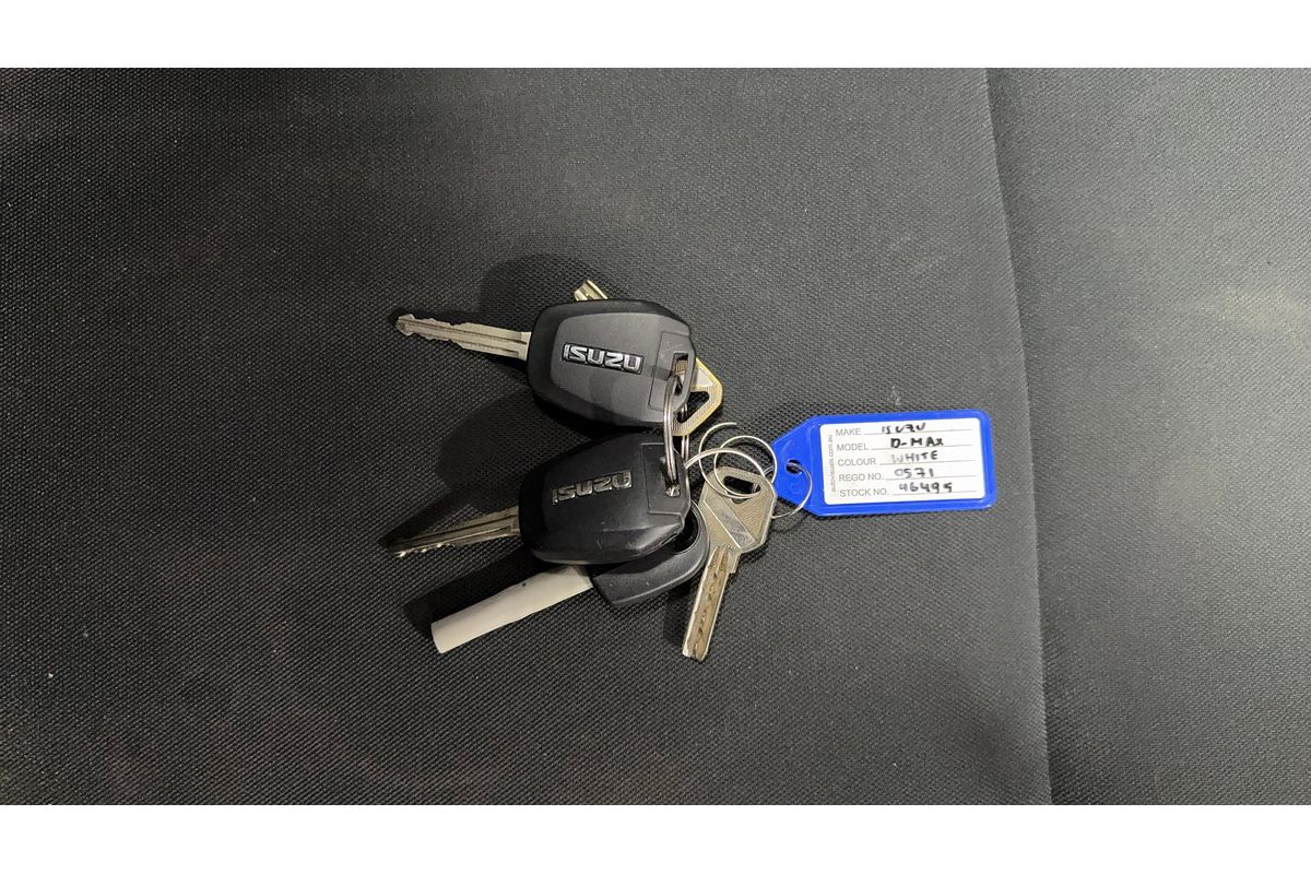 2016 Isuzu D-MAX SX High Ride Rear Wheel Drive