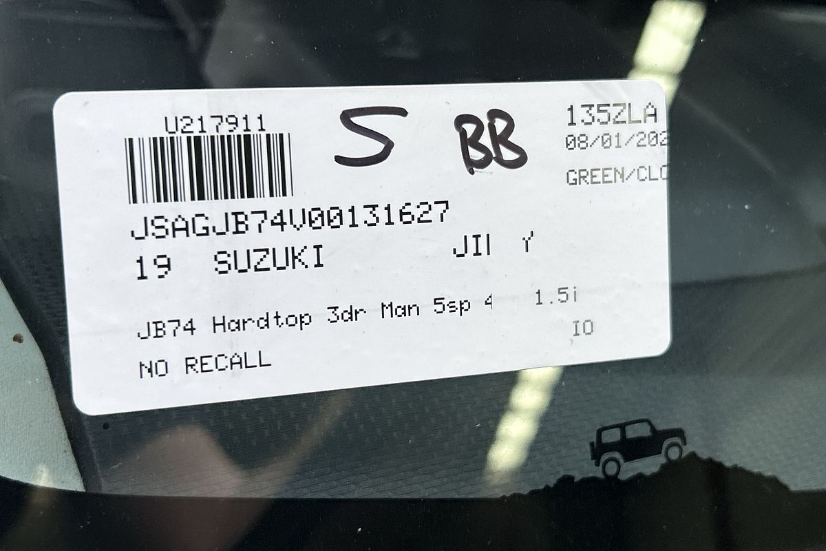 2019 Suzuki Jimny GJ