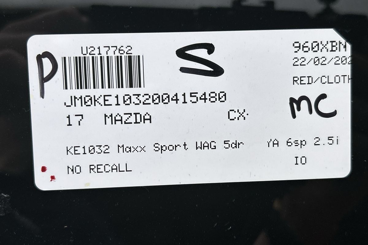 2017 Mazda CX-5 Maxx Sport KE Series 2