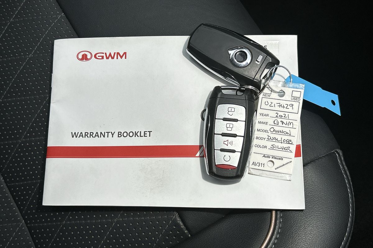 2021 GWM Ute Cannon-X NPW 4X4