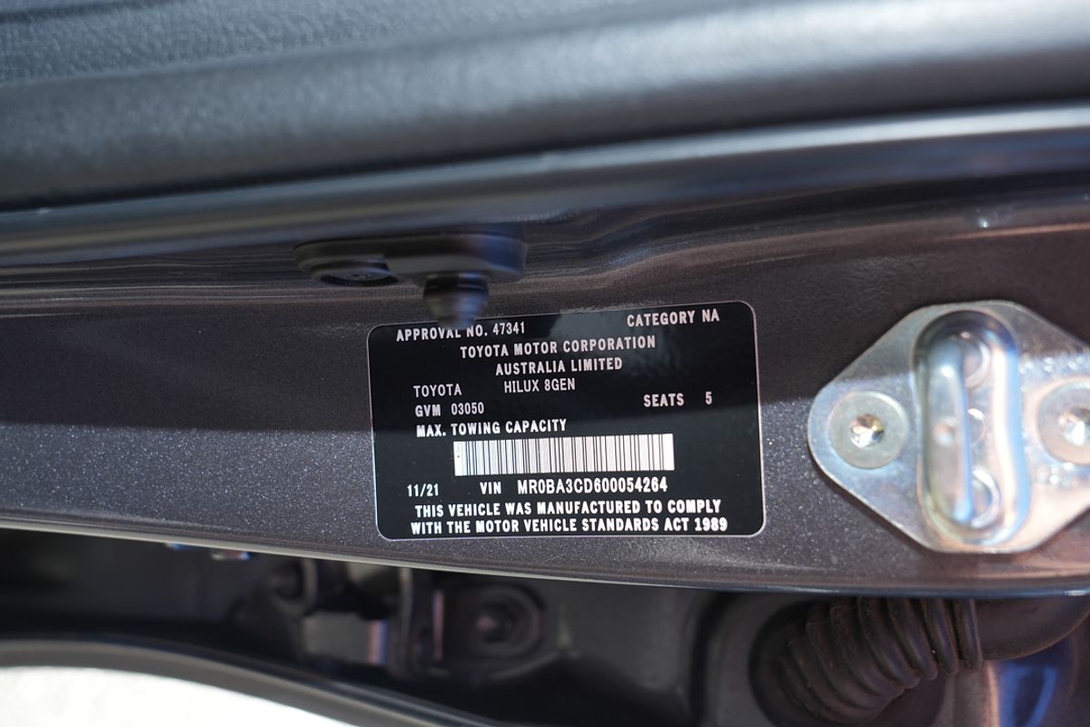 2021 Toyota Hilux SR5 GUN126R 4X4