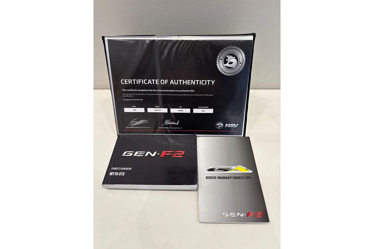 2016 Holden GTS GEN-F2